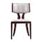 Manhattan Comfort Pulitzer Dining Chair (Set of Two) in Silver and Walnut DC001-SV - alternate 5